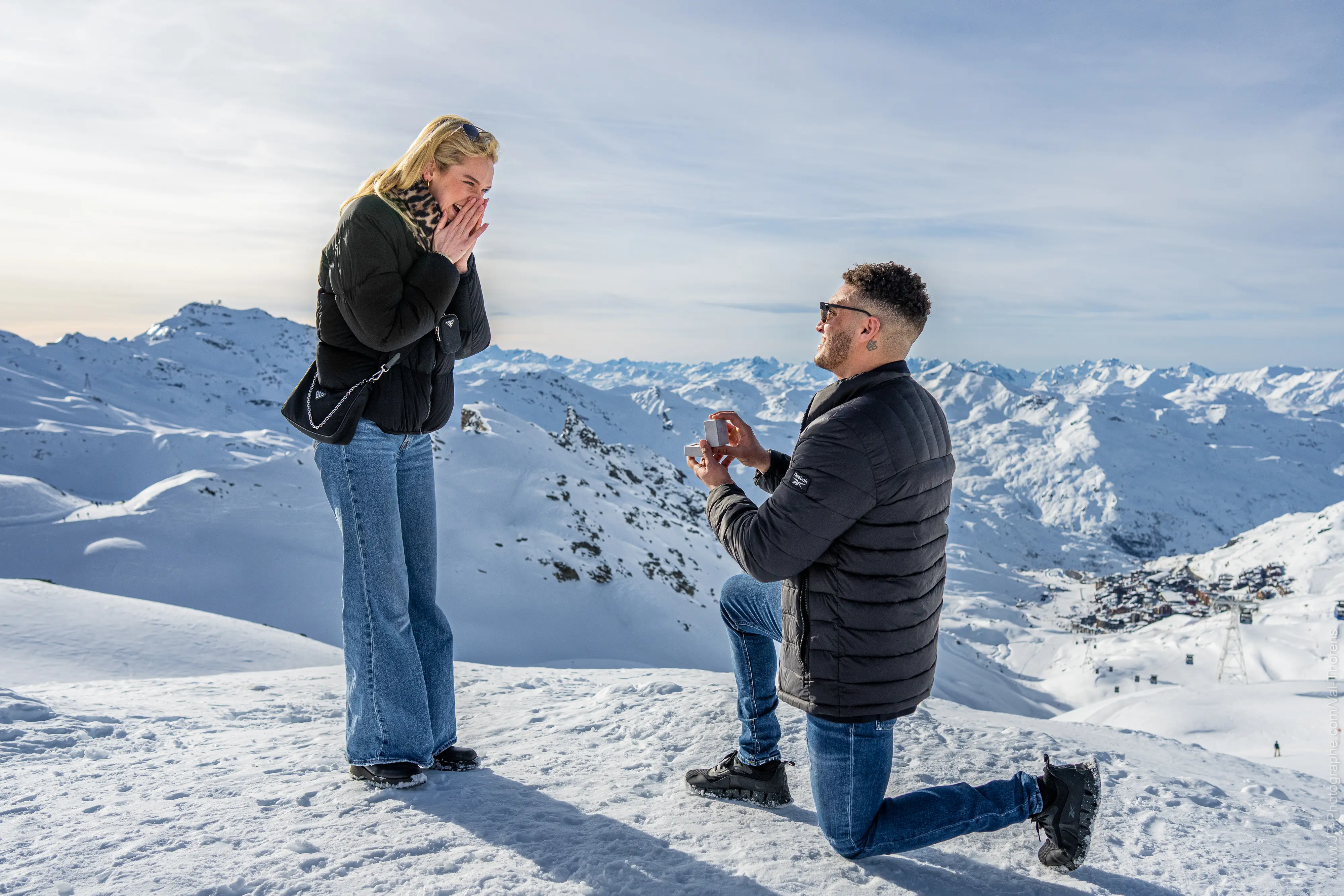 Demande en mariage surprise en montagne à 3000 mètres